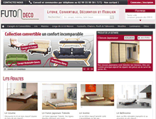 Tablet Screenshot of futondeco.com